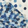 LunaLulinlk Modern Navy Blue Fabric Shower Curtain - 2 of 4