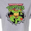 Women's - Teenage Mutant Ninja Turtles - Raphael Breaking Through Shirt Cropped Graphic T-Shirt - 2 of 4