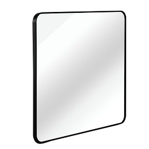 Lyngins 36x36 Inch Bathroom Mirrors,Square Wall Mirrors,4mm HD Glass Mirrors,Aluminum Alloy Anti-rust Vanity Mirrors for Bathroom,Bedroom - 1 of 4
