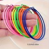 Paaaawaters 6 pairs of women's fashion spring and summer vacation ocean wind geometric round candy color earring earring set - 4 of 4