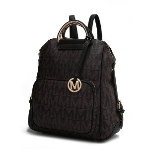 MKF Collection Cora Milan M Signature Trendy Travel Backpack by Mia K - 1 of 4