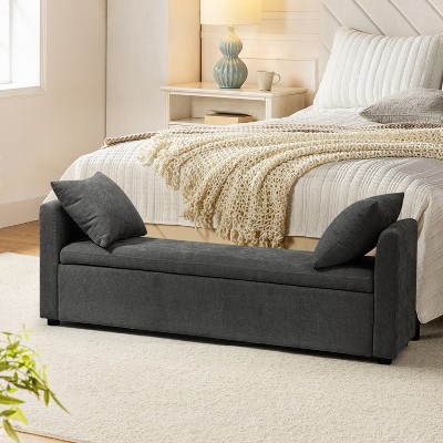 Pedro 59.4" Wide Storage Bench | ARTFUL LIVING DESIGN