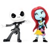 Set of 4 Diecast Figurines (2.5") Tim Burton's "The Nightmare Before Christmas" "Metalfigs" Series by Jada - 3 of 4