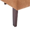 CAVINAS Mid-Century Modern Accent Chair,Plush Fabric Upholstered Sitting Chair with Round Back for Living Room,Bedroom,Office - 4 of 4