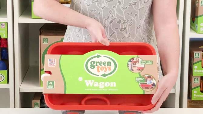 Green Toys Wagon - Orange, 2 of 10, play video