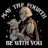 Women's Star Wars: The Mandalorian The Mandalorian and Grogu May the Fourth Be With You T-Shirt - 2 of 4