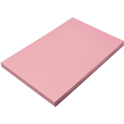 Prang Medium Weight Construction Paper, 12 x 18 Inches, Pink, 100 Sheets