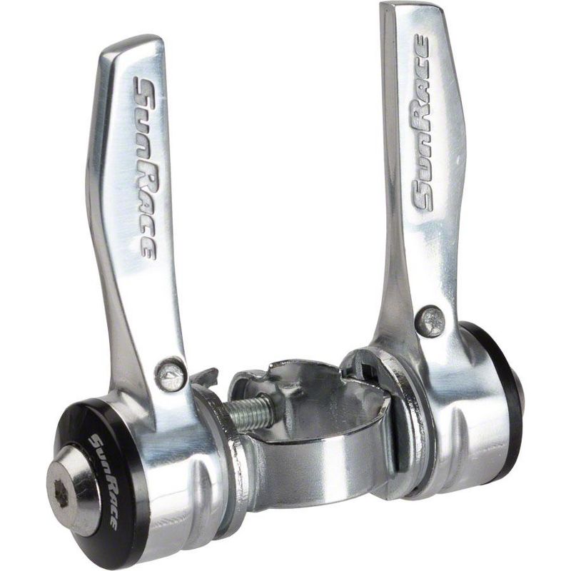 SunRace SLR 80 8 Speed Clamp-On Shifters 28.6mm Clamp Size, 1 of 2