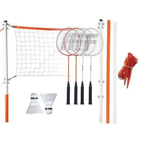 Best High-Quality Badminton Sport complete badminton set, with steel poles,  rackets and birdies