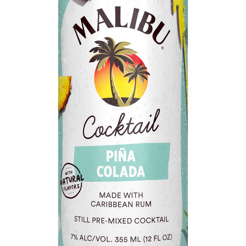 Malibu Pina Colada 4pk/355ml Cans, 5 of 6