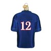 Old World Christmas Blown Glass Ornament for Christmas Tree, Kansas Jayhawks Football Jersey - 2 of 3