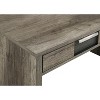 PAGED Contemporary Home Office Desks Multi-Function Writing Desk with Two Drawers, Wooden Computer Desk for Living Room, Study - 3 of 4