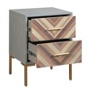 TOV Furniture Quinn Grey Side Table - 4 of 4