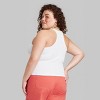 Women's High Neck Ribbed Tank Top - Wild Fable™ - 3 of 3