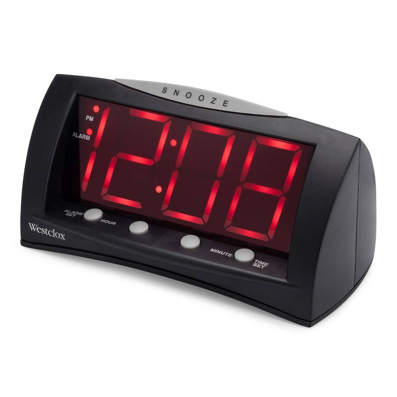 Triad 1.8&#34; LED Display Alarm Table Clock - Westclox, 6 of 7