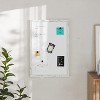 Flash Furniture Bristol Wall Mount White Board with Included Dry Erase Marker, 4 Magnets, and Eraser for Home, School or Business - 2 of 4