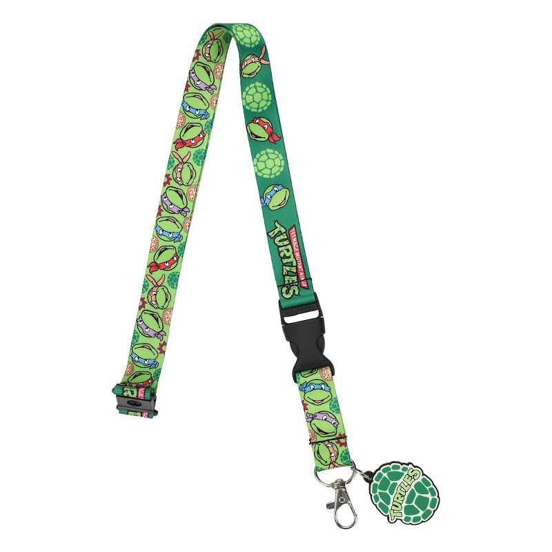 Teenage Mutant Ninja Turtles Heroes in a Halfshell 22-Inch Lanyard With Shell Charm and Clear ID Sleeve, 1 of 4