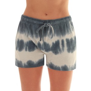 Just Love Women's Loop Terry Tie Dye Shorts - Comfortable and Stylish Loungewear for Summer - 1 of 3
