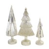 Christmas 13.5" Metallic Trees Translucent Set Of 3 One Hundred 80 Degree  -  Decorative Sculptures - image 2 of 3