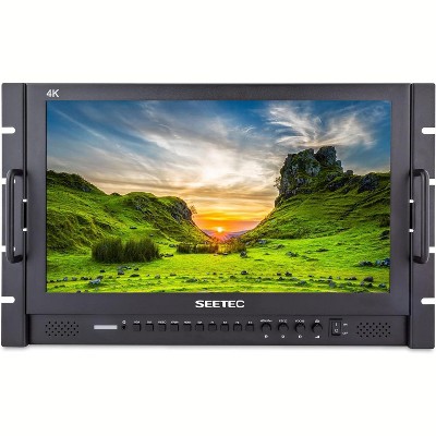 SEETEC P173-9HSD-RM 17.3" 7RU Rack Mount Broadcast LCD Director Monitor with 3G-SDI HDMI YPbPr Input and Output Full HD 1920¡Á1080