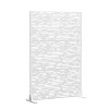 PexFix Outdoor Metal Privacy Screen Garden Fence Wave Pattern Wall Applique - 3 of 4