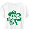 Women's - Star Wars - St. Patricks Day Clover Short Sleeve Graphic T-Shirt - 2 of 4
