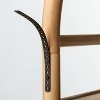 4 Shelf Holladay Curved Wooden Bookcase Brown - Threshold™ designed with Studio McGee - 4 of 4