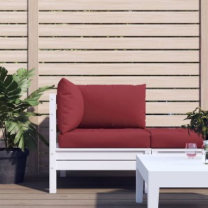 vidaXL Pallet Cushions 3 pcs Wine Red Oxford Fabric - 1 of 4