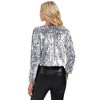 Anna-Kaci Women's Sequin Open Front Cardigan with Long Sleeves and Cropped Fit - 4 of 4