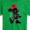 Men's - Disney - Minnie Logo Silhouette Short Sleeve Graphic T-Shirt - 2 of 4
