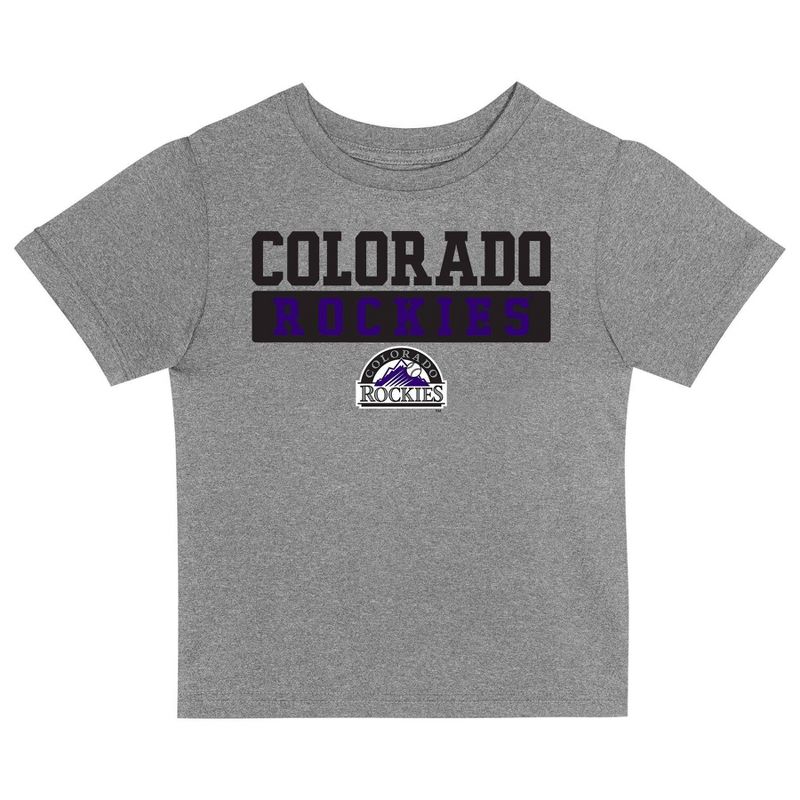 MLB Colorado Rockies Toddler Boys&#39; 2pk T-Shirt, 2 of 4