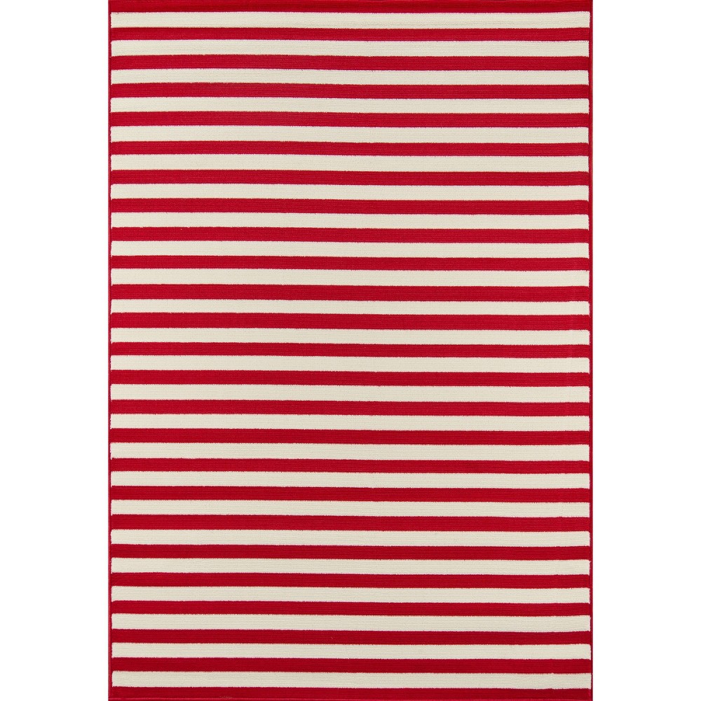 7'10inx10'10in Baja Beacon Area Rug Red - Momeni