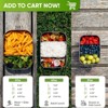 BRINJOY Stainless Steel Bento Box for Adults - Leak-Proof Lunch Box with 3 Compartments, Dishwasher Safe, Eco-Friendly (Free Seal Included) - 4 of 4