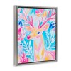 Stupell Industries Bright Pastel Deer Floating Frame Canvas Art - 2 of 4
