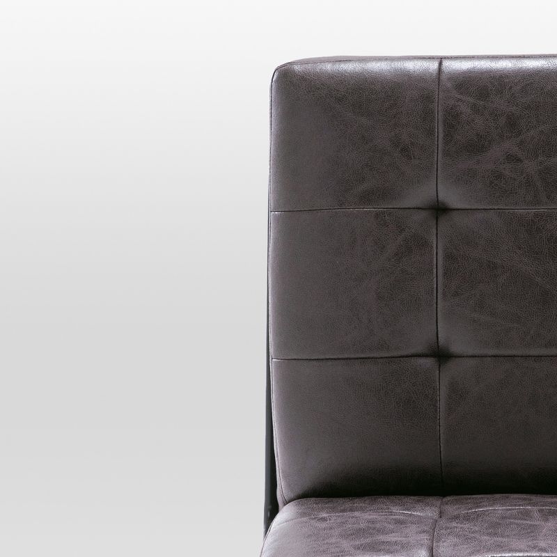 eLuxury Upholstered Tufted Accent Chair, 4 of 13