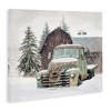 Stupell Industries Winter Rural Vintage Truck & Barn, 40" x 30" - 3 of 4