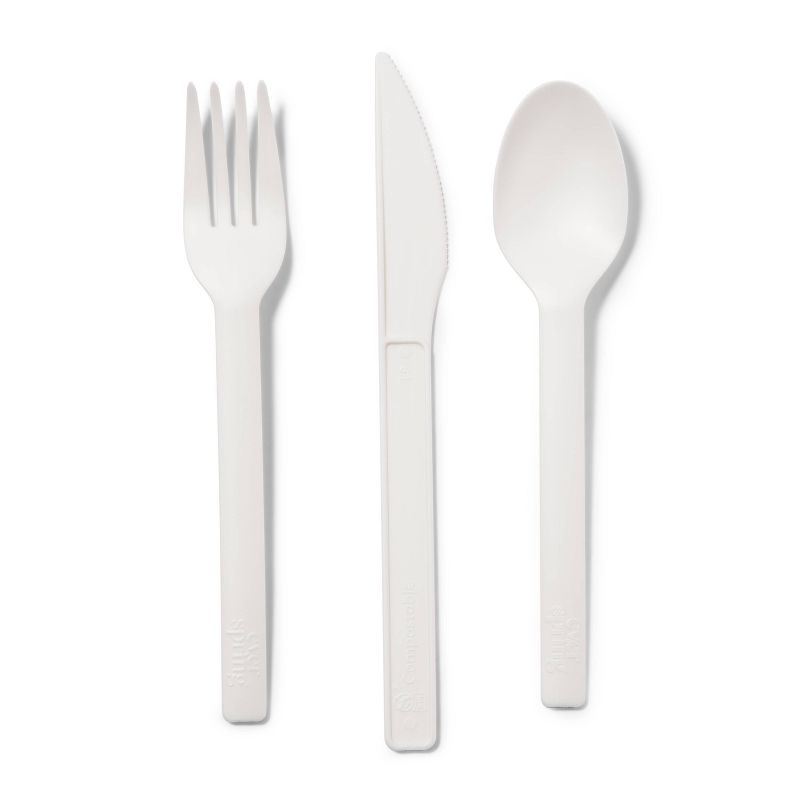 Cutlery Combo Disposable Tableware - 24ct - Everspring&#8482;, 4 of 5