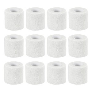 Unique Bargains Self-Adhesive Elastic Breathable Athletic Tapes 12 Rolls 2" x 177" - 1 of 4
