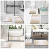 BAGOKIE 3 Piece Microfiber Bathroom Rug Set - 2 of 4