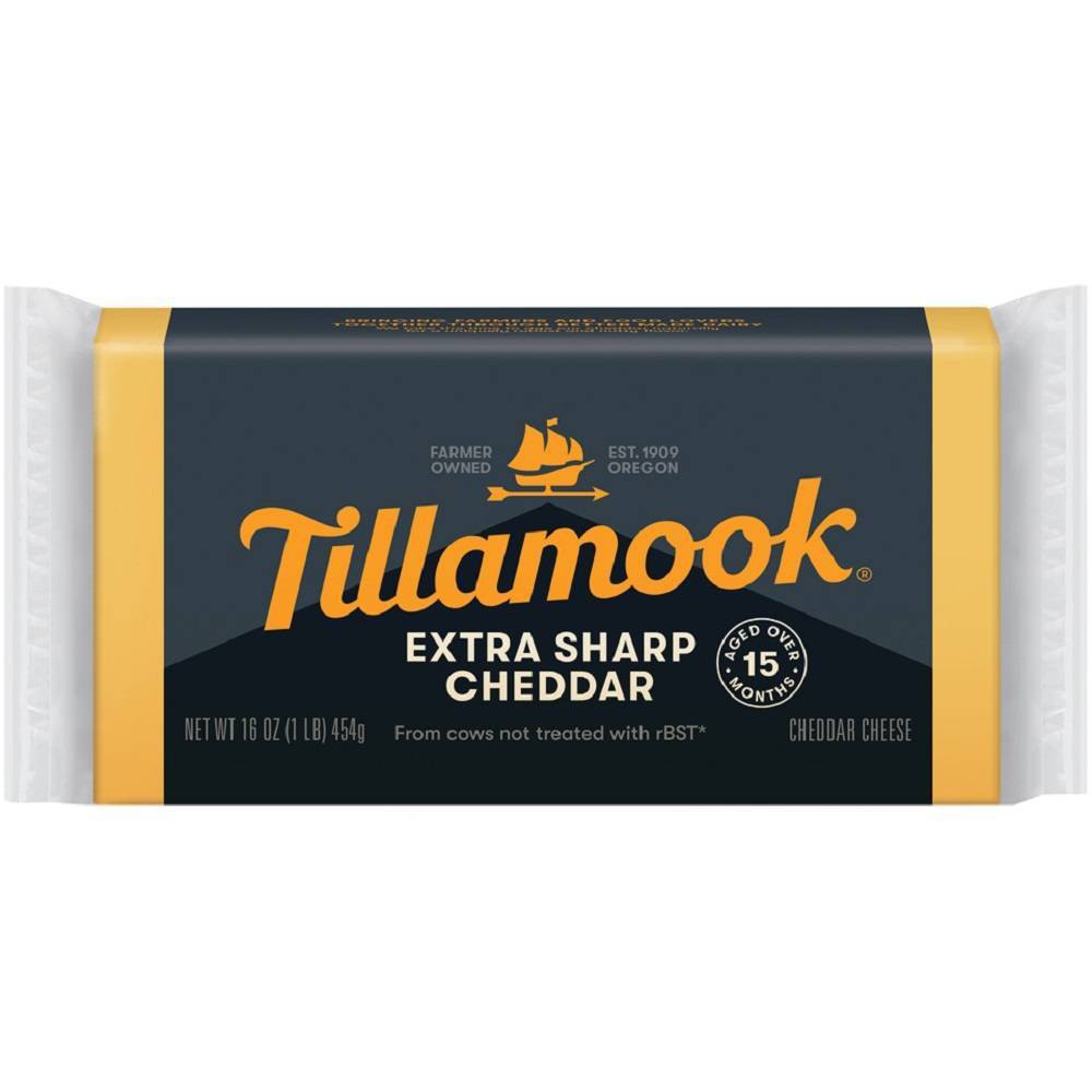 TILLAMOOK, EXTRA SHARP CHEDDAR NATURAL CHEESE