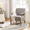 Quentin  Farmhouse Style Wooden Armchair with Comfortable Backrest and Cushion | ARTFUL LIVING DESIGN - 2 of 4