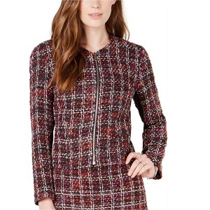 maison Jules Womens Tweed Zip Jacket - 1 of 1