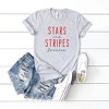 Simply Sage Market Women's Stars and Stripes Forever Short Sleeve Graphic Tee - 3 of 4