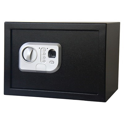 Stalwart Fingerprint Digital Steel Safe - Black