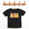 Four Ghosts Checkered Quilted Printed - Youth Short Sleeve Graphic T-Shirt and Toddler Short Sleeve Graphic T-Shirt - 2 of 3