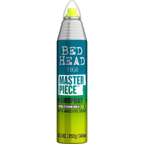 Tigi Bed Head Masterpiece Extra Strong Hold With Massive Shine Hairspray  Aerosol - 10.3oz : Target