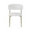 Meridian Furniture,Lupita Vegan Leather Dining Chair, Set of 2 - 3 of 4