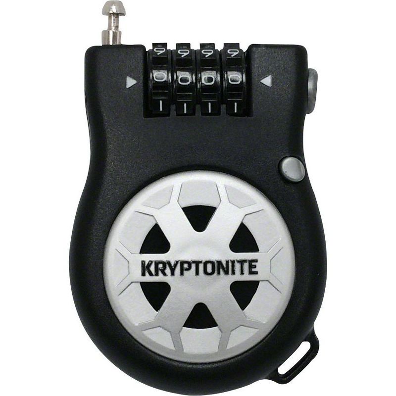 Kryptonite R-2 Retractable 4 Digit Resettable Combo Cable Lock 3' 90cm, 1 of 3