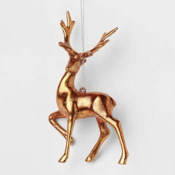 Metallic Foil Deer Christmas Tree Ornament - Wondershop™