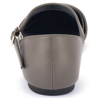 Женские туфли Mio Marino Formal Flat Dress Shoes - Gray, Size: 5.5 — фото 6